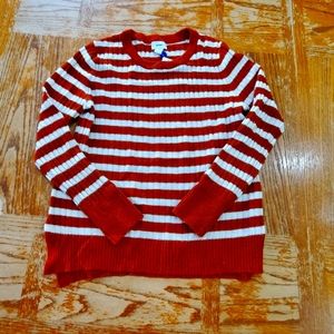 Old Navy Rust and Cream Sweater Size M